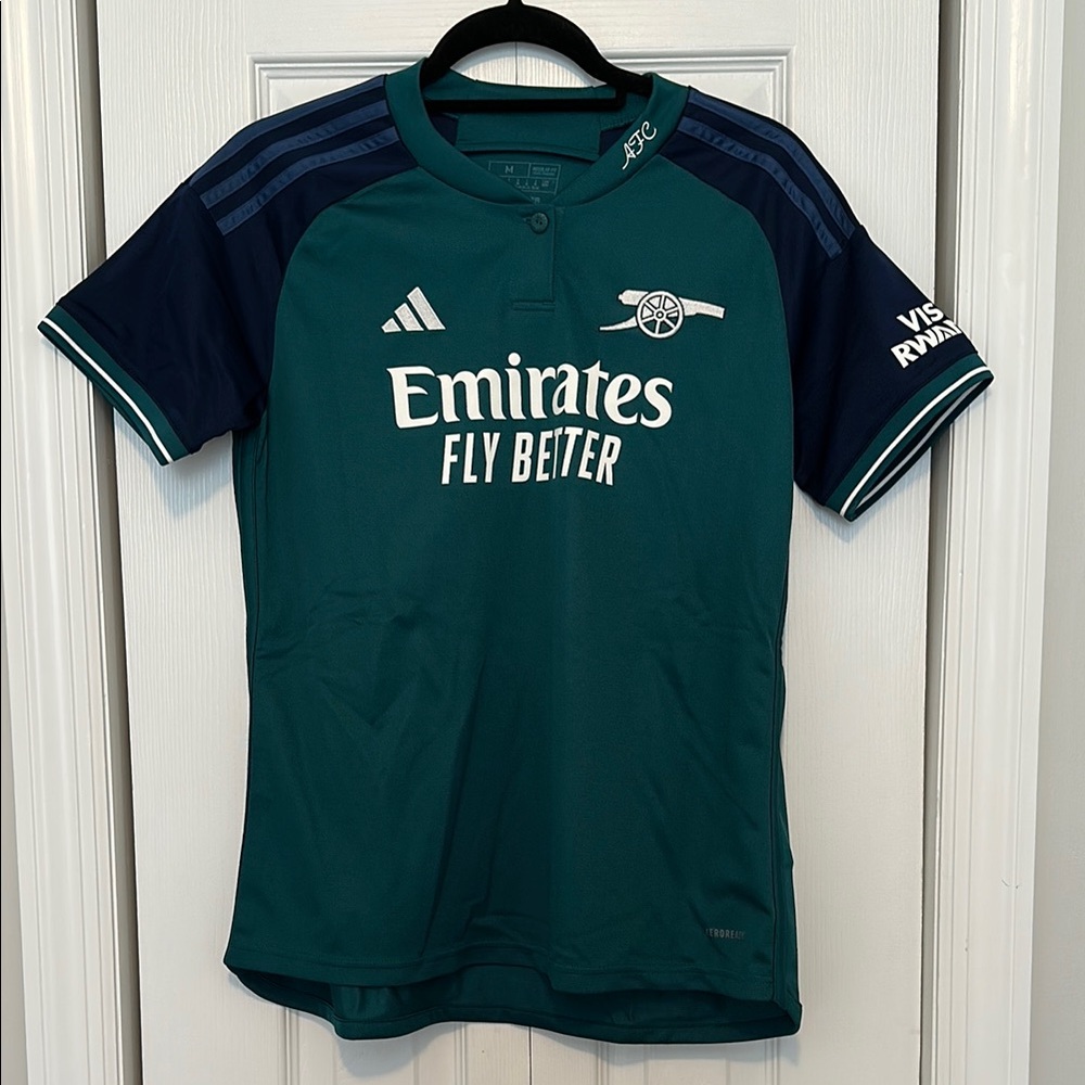 adidas Women's Teal and Navy Jersey